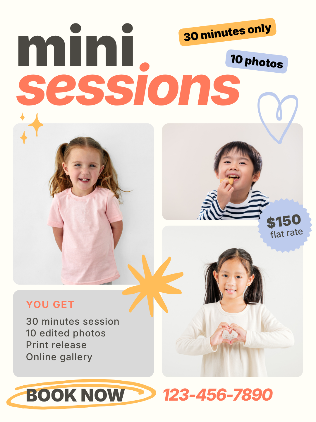 Mini Sessions template